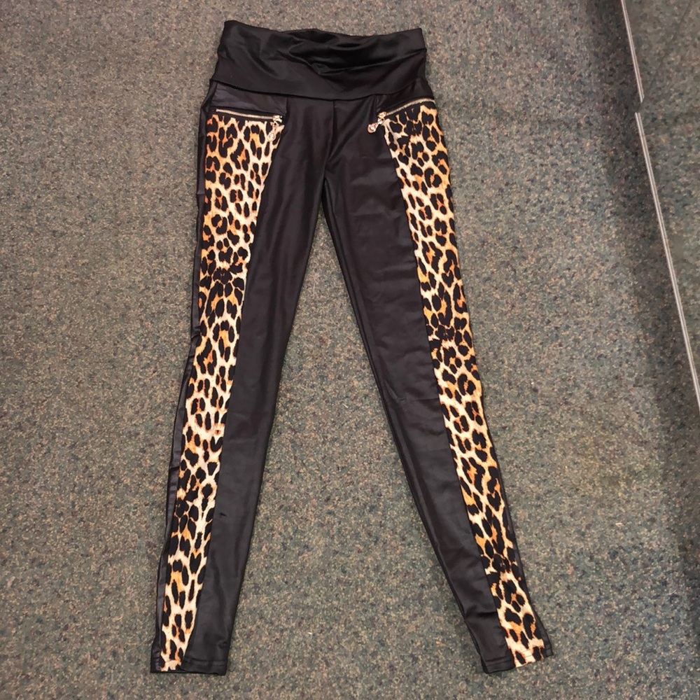 Cheetah stripped pants